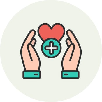 Healthcare 3D Rendered App Symbol vector
