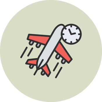 Delayed Pixel Style Interface Badge vector