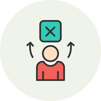Wrong Clean Sketch Design Form vector