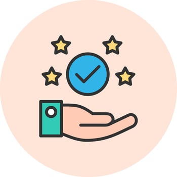 Truthfulness Minimal Graphic Visual Symbol vector