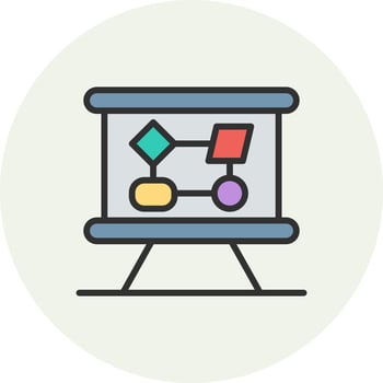 Story board Simplified Design UI Piece vector