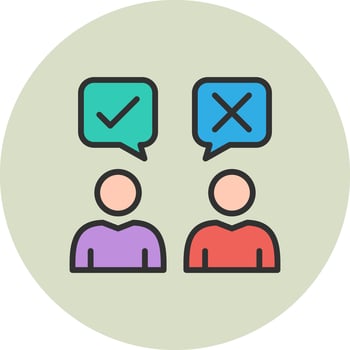 Customer Feedback Minimal Design Badge Style vector