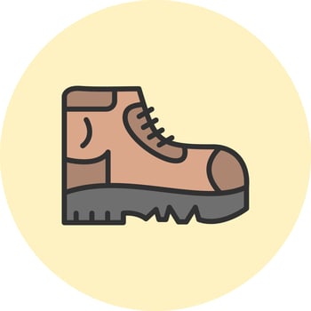 Boots Gradient Style Design Element vector