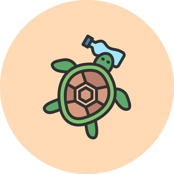 Turtle Subtle UI Graphic Element vector