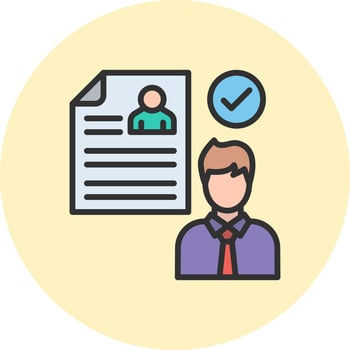 Hired Detailed User Interface Piece vector