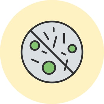 Antibacterial User Interface Mark Style vector