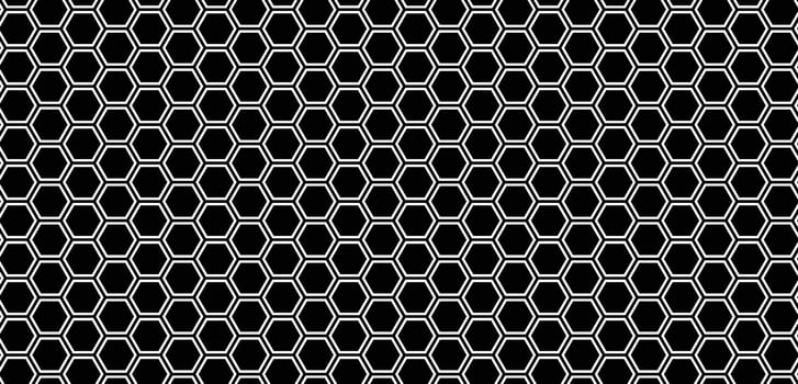 Hexagon net solid cells background vector