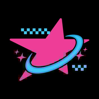 y2k elements stars icons shapes logo. suitable for background, banner, pattern, poster, infographic, flyer, tshirt, sticker vector