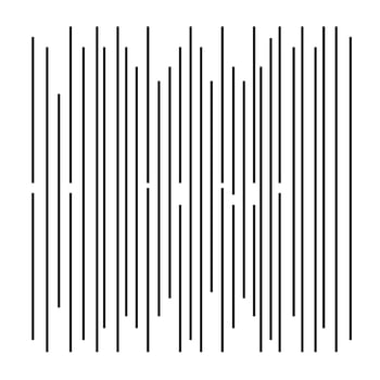 Vertical black lines create a striking abstract pattern on a white background vector