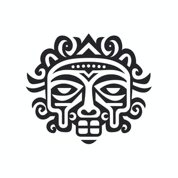 Tribal mask design of cultural art vector