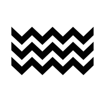 Black zigzag pattern on white background vector