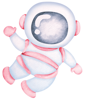 Cute astronaut cartoon. png