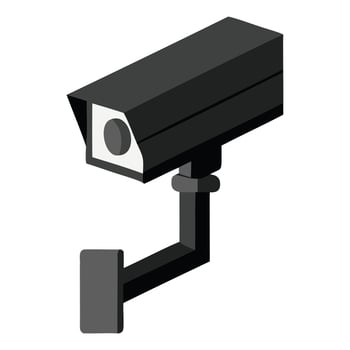 CCTV and Security Camera Surveillance Design vector