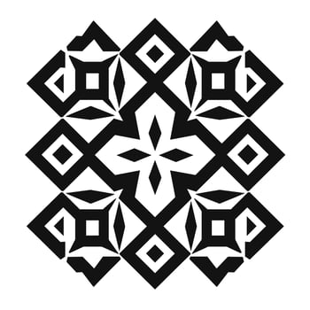 Laser Cut Design Inspired by Spanish Alhambra Decorative Patterns vector