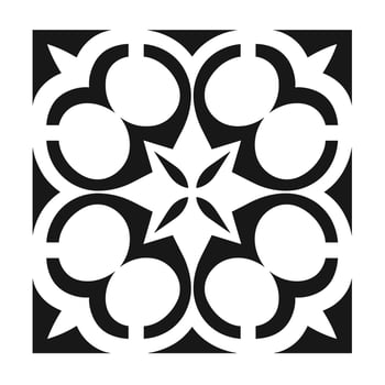 Detailed Spanish Alhambra Design Created With Laser Cutting Technique Showcasing Intricate Patterns vector