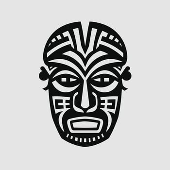 Intricate ta moko design showcasing traditional Maori artistry and culture vector