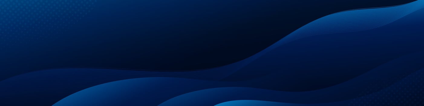 Blue wave background design vector