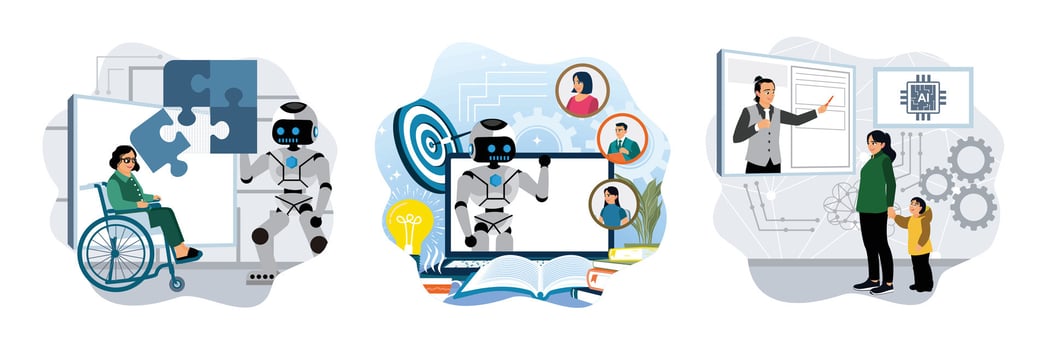 Robots in education and accessibility support vector