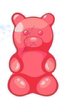 Jelly Gum Bear Illustration vector