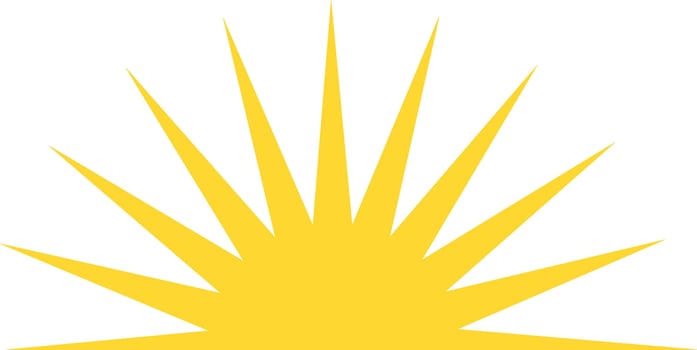Sun Geometric Shape vector