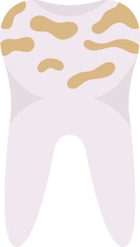 Dental Plaque Tooth Problem vector
