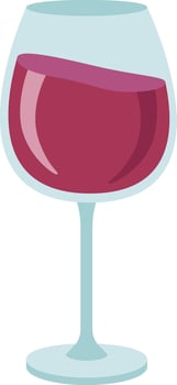 Glass With Vine vector