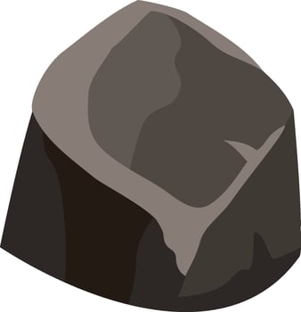 Rock Stone Icon Icon vector