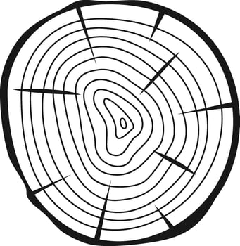 Tree Ring Wood Circle vector