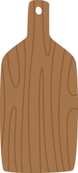 Wooden Cutting Board Illustration vector
