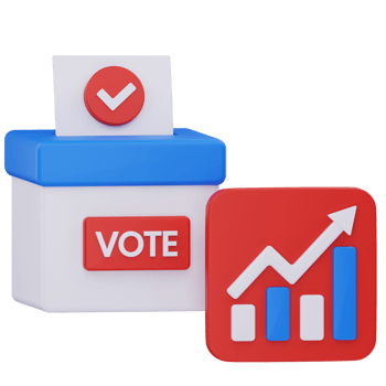 3D Election Result Icon png