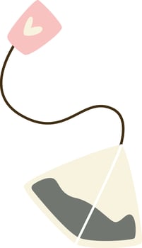 Tea Pyramid Bag vector