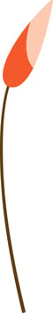 Icon Flower On Stem vector