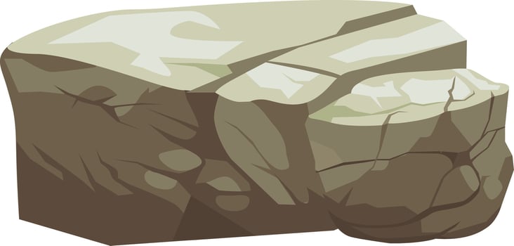 Old Rock Stone vector