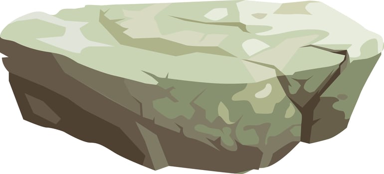 Old Rock Stone Icon vector