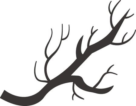 Tree Branch Silhouette vector