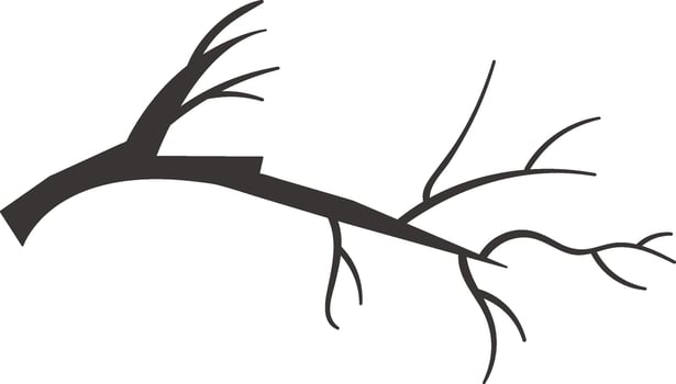 Tree Branch Silhouette Illustration vector