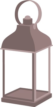 Decorative Candle Lantern vector