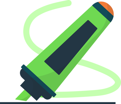 Neon Green Highlighter png