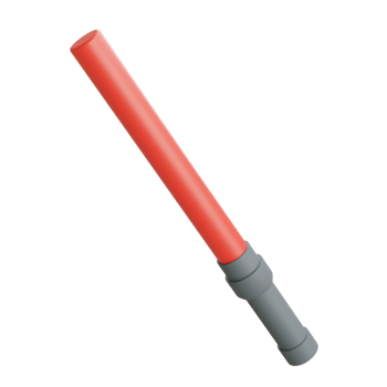 3D Guiding Baton for Traffic or Event Use png