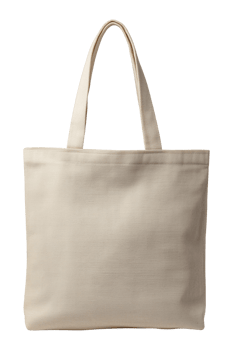 Blank Tote Bag for Mockup Isolated on Transparent Background png