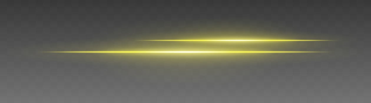 Two yellow lights on a dark background vector