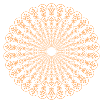 Luxury mandala background with floral ornament pattern. Hand drawn gold mandala design. mandala template for decoration invitation png