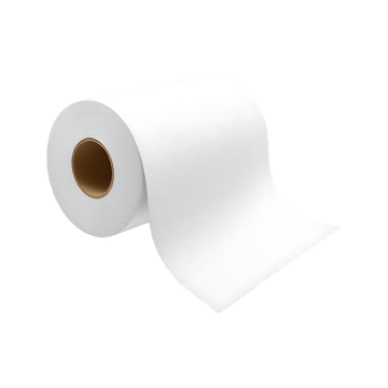 Large roll of white paper. Perfect for printing, crafts, or industrial use. png