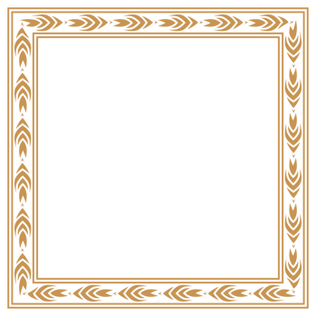 Rectangle gold frame. Isolated luxury rectangle golden border. Gold rectangle flat frame mockup design element png