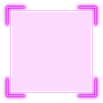 Cyber Glow Interface Frame, Neon Violet Futuristic UI Border png