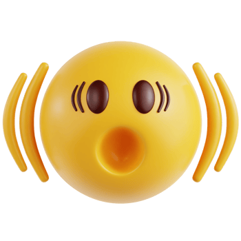 Singing Face 3D Ilustration png