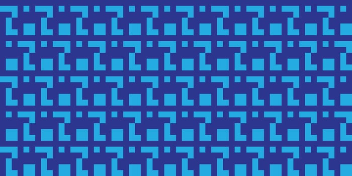 Blue Rectangular Pattern With Geometric Symmetry and Digital Style vector