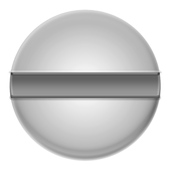 Silver Flat Screw png