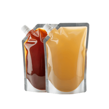 Refill Pouches for Liquid Soap on Transparent Background png
