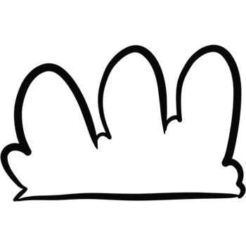 Minimalist Garden Leaves Illustration png